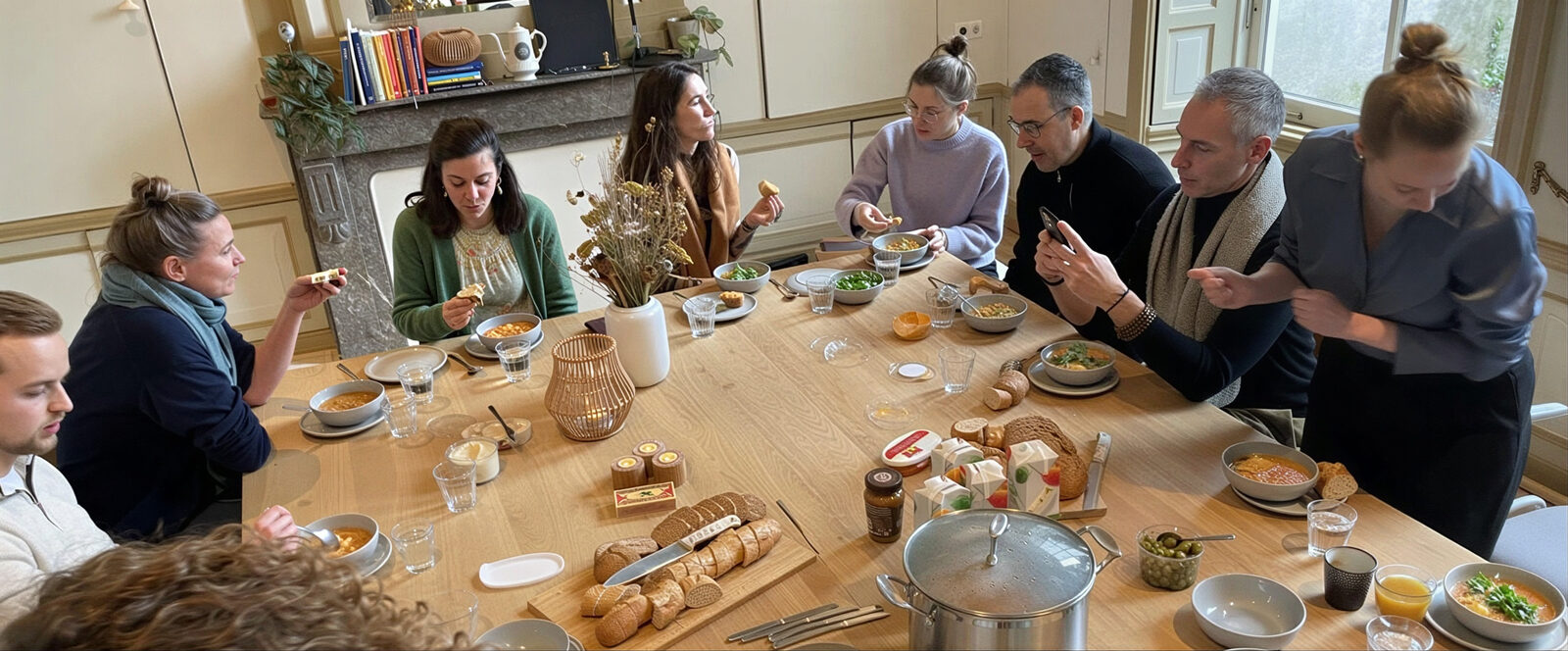 Joyful moment of insight during personal coaching session