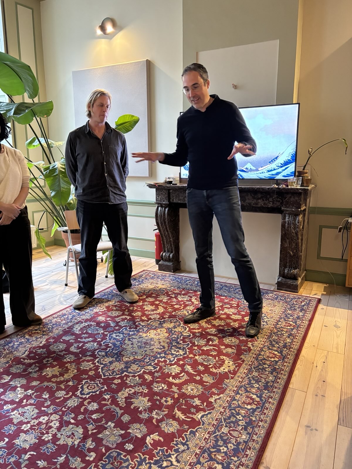 Imre facilitating a compassionate leadership session